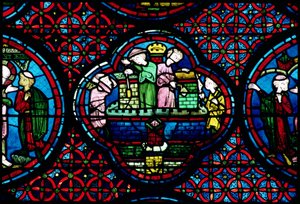 Constructeurs au travail, XIIIe siècle - French School