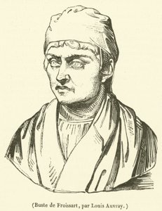 Buste de Froissart (engraving) - French School
