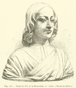 Buste de Pic de la Mirandole, XVe siècle, Musée de Berlin - French School