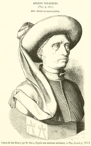 Buste de don Henri - French School