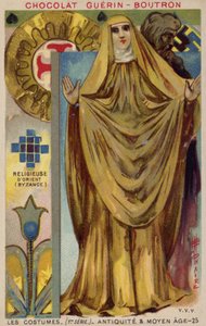 Nonne byzantine - French School