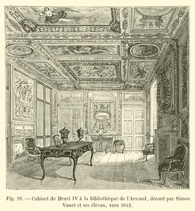 Cabinet de Henri IV à la bibliothèque de l