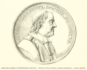Cabinet des médailles de la Bibliothèque impériale, Jacques de Sainte-Beuve, médaille de Bertinet - French School