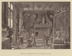 Cabinet de curiosités du Baron Davillier - French School