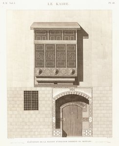 Le Caire : élévation de la maison d