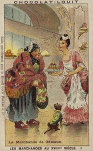 Vendeur de gâteaux, 18ème siècle - French School