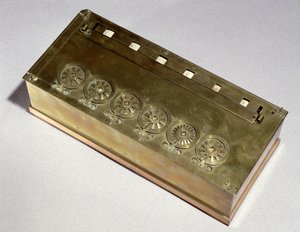 Machine à calculer inventée par Blaise Pascal en 1642