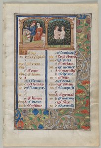 Page de calendrier pour mai (recto) - French School
