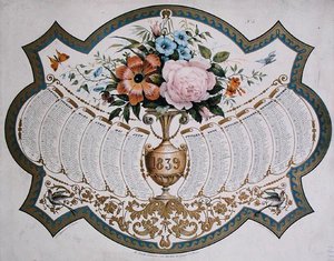 Calendrier pour 1839, gravé par Godefroy Engelmann (1788-1839) c.1838 - French School