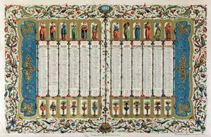 Calendrier pour 1843 - French School