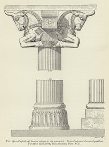 Chapiteau et base de colonne à l