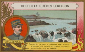 Capitaine Casemajou, soldat et explorateur français du 19ème siècle - French School