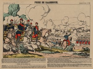 Capture de Sarrebruck par les Français, Guerre franco-prussienne, 2 août 1870 - French School