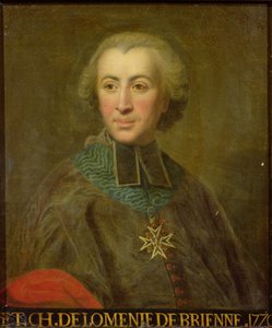 Cardinal Étienne-Charles de Loménie de Brienne (1727-94) - French School