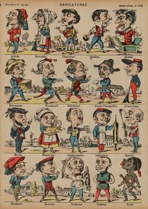 Caricatures - French School