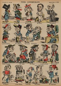 Caricatures - French School