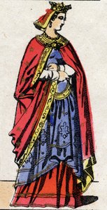 Dynastie carolingienne : Portrait de Gerberge de Saxe