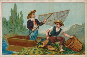 Carpe (chromolitho) - French School