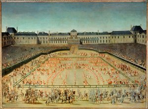 Carrousel offert à Louis XIV devant les Tuileries ...