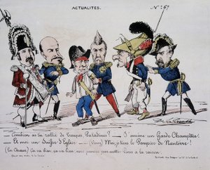 Caricature sur la Commune « Actualités - Combien de troupes avez-vous ralliées, Paladine ? - J
