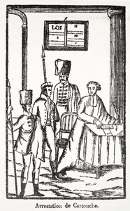 Arrestation de Cartouche - French School