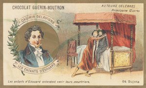 Casimir Delavigne (1793-1843), poète et dramaturge français, auteur de « Les enfants d