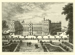 Château de Saint-Germain sous le règne de Henri IV - French School