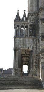 Cathédrale de Chartres, détail du portail sud - French School