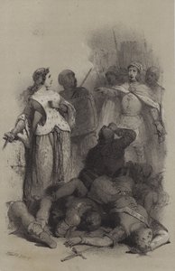 Catherine Sforza, Prisonnière de César Borgia - French School