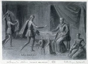 Catherine de Médicis et ses nains - French School