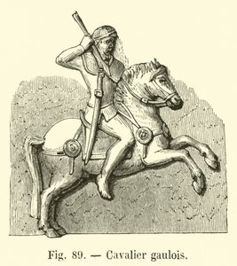 Cavalier gaulois - French School