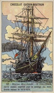 Challenger, navire britannique équipé pour une expédition océanographique - French School