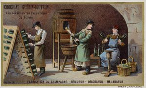 Fabrication de champagne - French School
