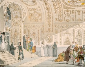 Chapelle des Morts, gravée par Villain, pub. 1820 - French School