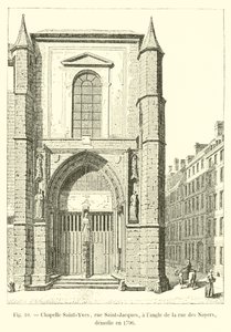 Chapelle Saint-Yves, rue Saint-Jacques, à l