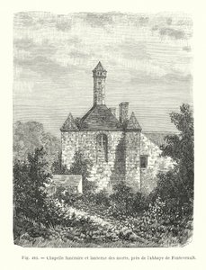 Chapelle funéraire et lanterne des morts, près de l