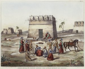Char-Alla, ou Justice rendue par le juge à son domicile - French School