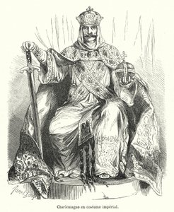 Charlemagne en costume impérial