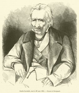Charles Lacretelle, mort le 28 mars 1855 - French School