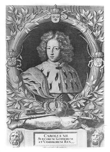 Charles XII, roi de Suède - French School