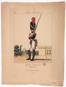 Chasseur de la Garde impériale, troupes françaises no. 4 - French School