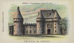 Château de Jonzac, Jonzac, Charente-Inférieure - French School