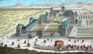 Château de Vincennes près de Paris - au XVIIIe siècle - French School
