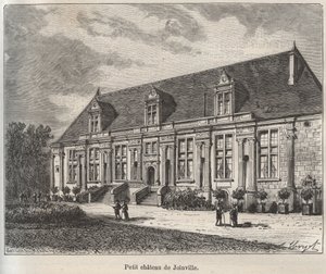 Château du Grand Jardin, Joinville - Haute-Marne - gravure dans "La France illustrée : géographie, histoire, administration statistique" par V.A. Malt-Brown. 1884 - French School