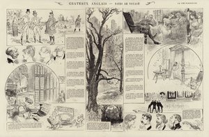 Châteaux anglais, Notes de voyage - French School