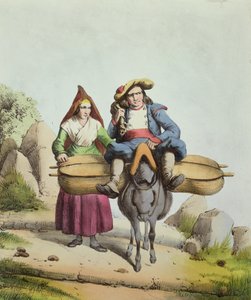 Vendeurs de fromage de la région de Tarbes, c.1840
