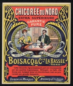 Chicorée du Nord, Boisacq et Cie la Bassée, publicité - French School
