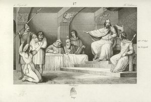 Childebert III, roi des Francs - French School