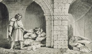 Childebert Ier (c.498-588) au meurtre des héritiers de ses frères, de 