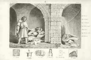 Childebert Ier, roi franc de Paris - French School